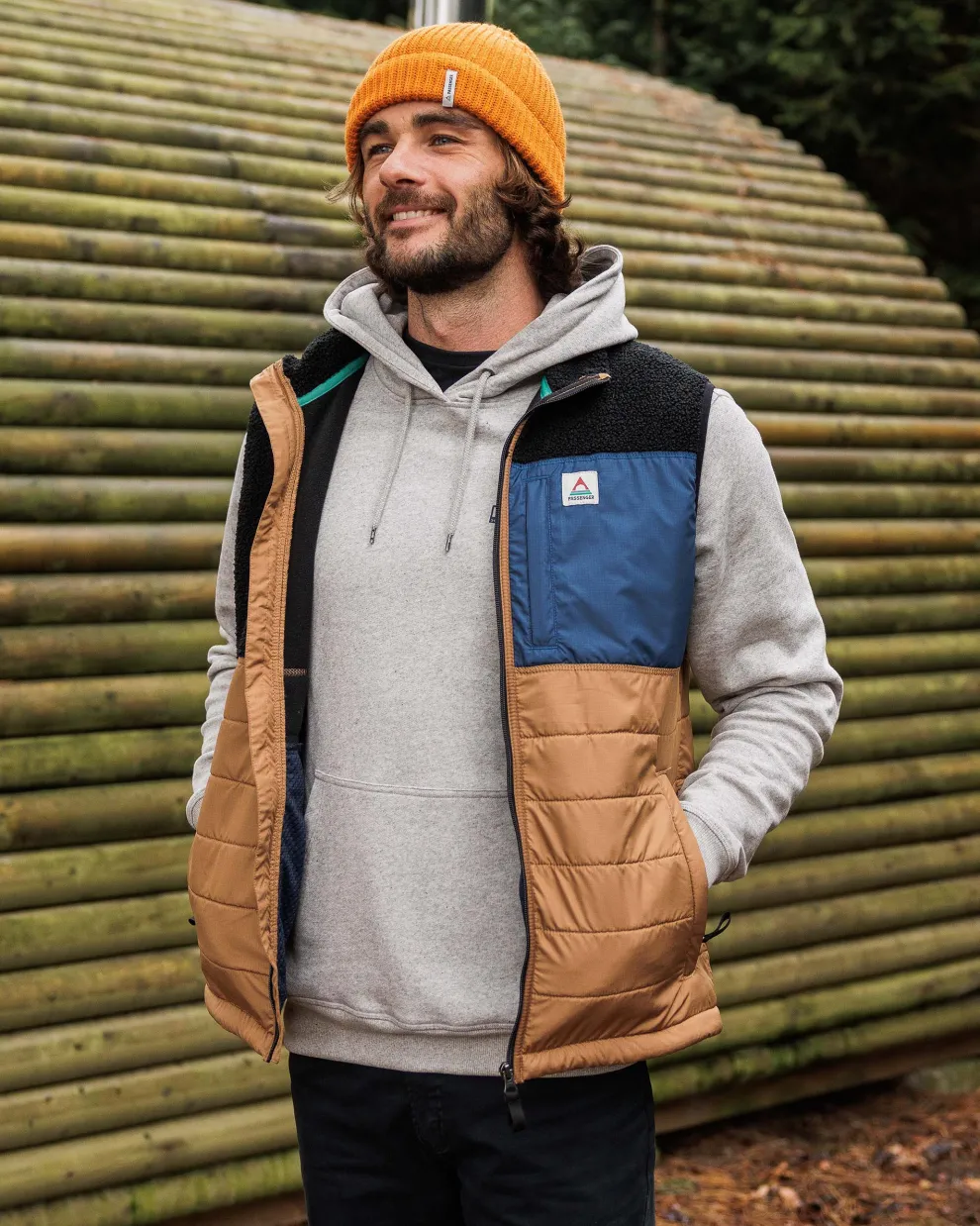 Born Explorer Recycled Polar-Lined Sherpa Vest
