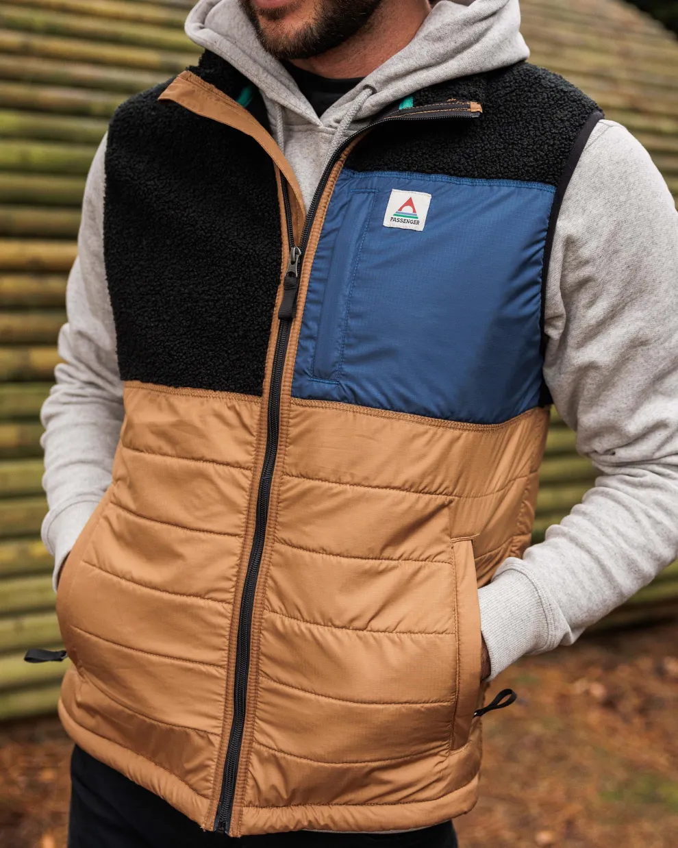 Born Explorer Recycled Polar-Lined Sherpa Vest