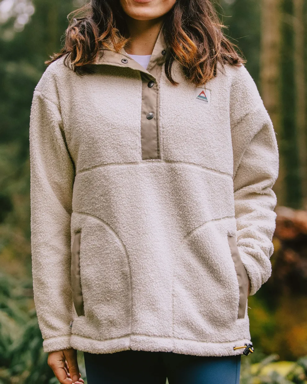 Calla Hooded Pullover Recycled Fleece