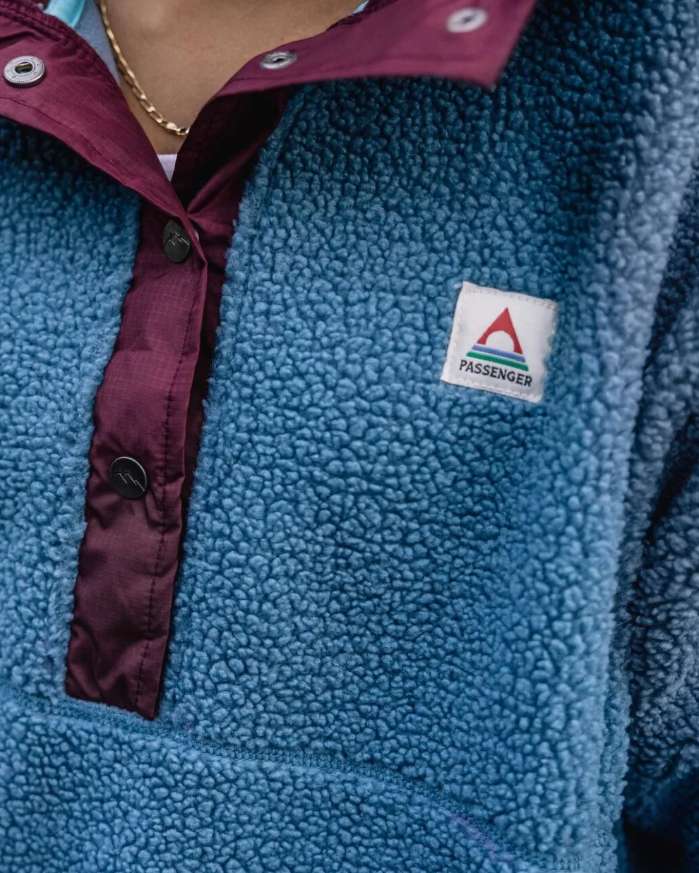 Calla Hooded Recycled Polar-Lined Fleece