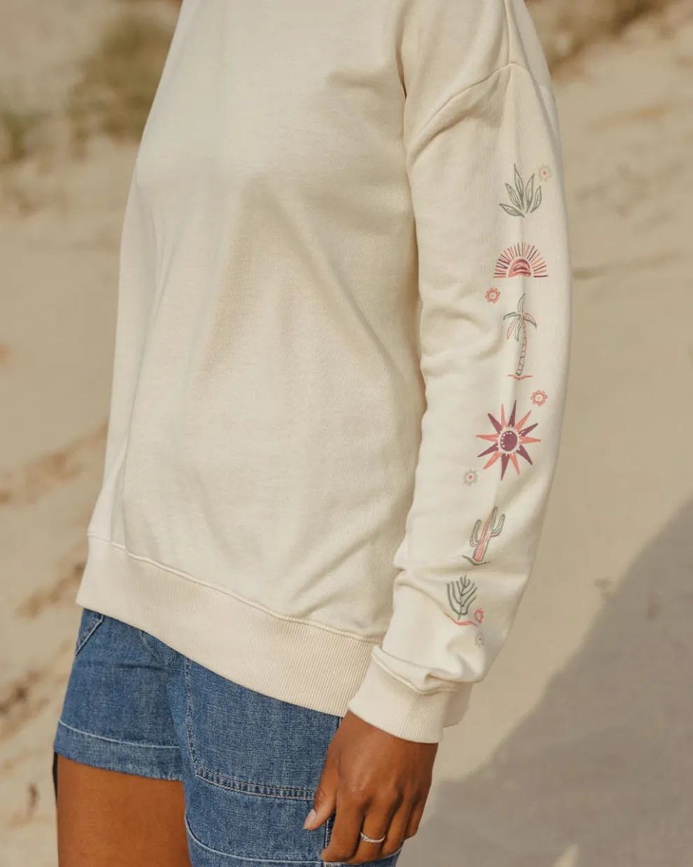 Chica Recycled Cotton Oversized Sweatshirt