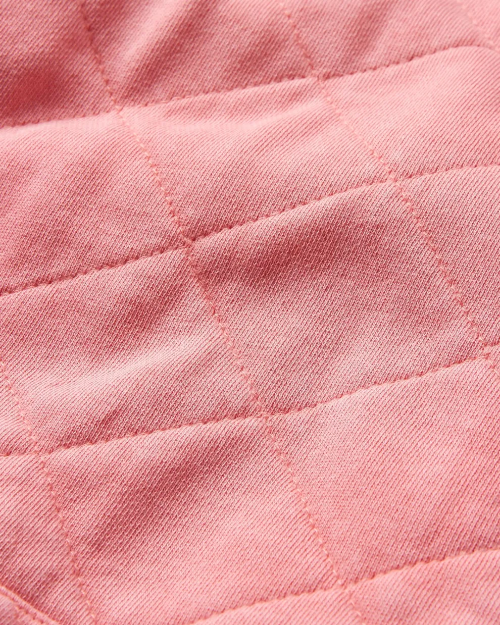 Clementine Recycled Quilted Popper Up Hoodie