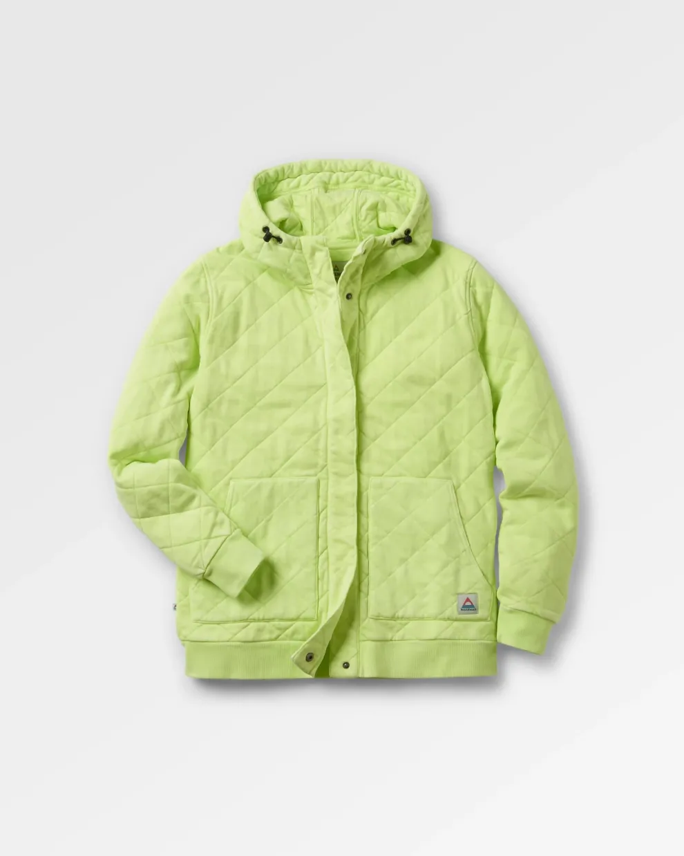 Clementine Recycled Quilted Popper Up Hoodie