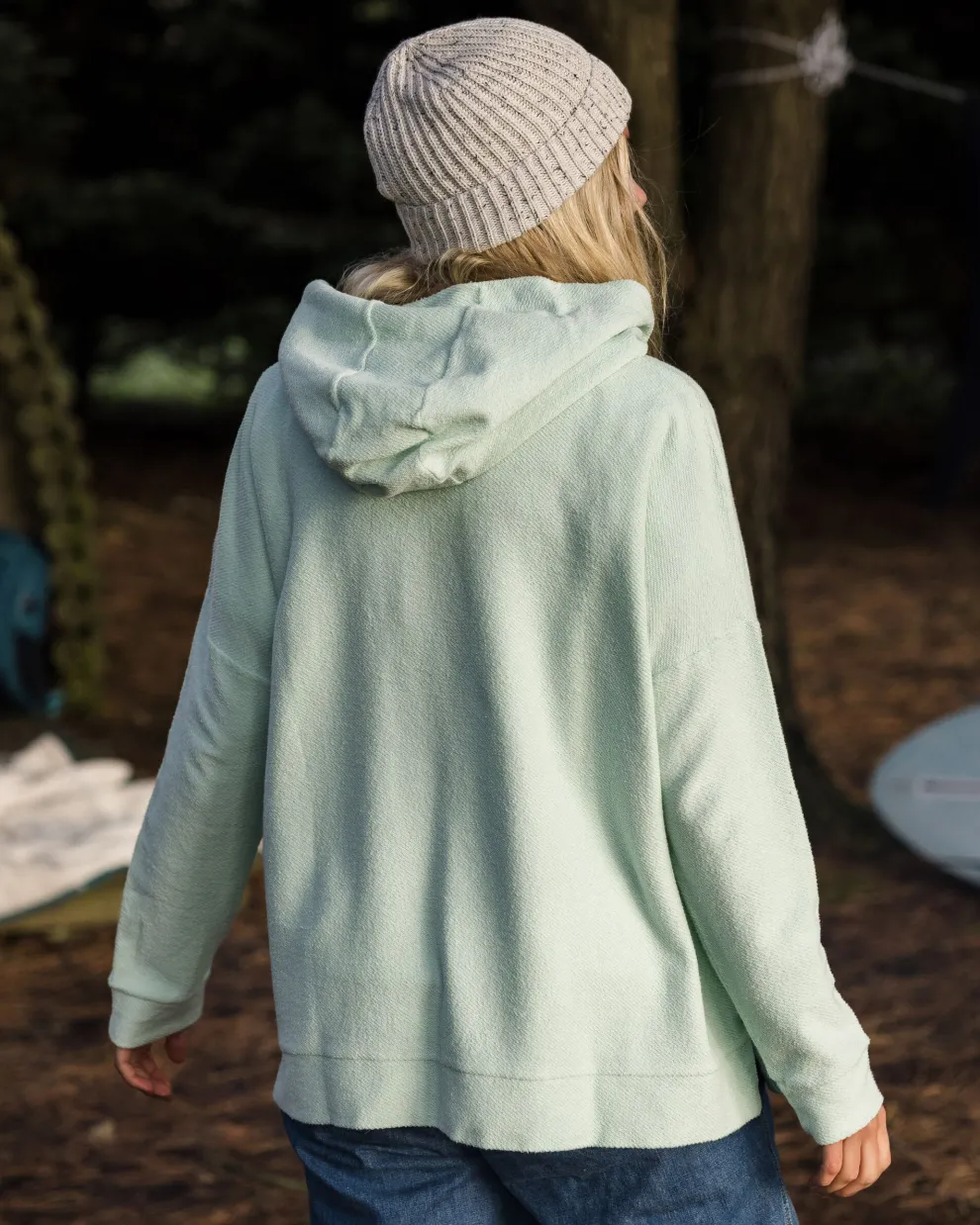 Clove Organic Cotton Textured Hoodie