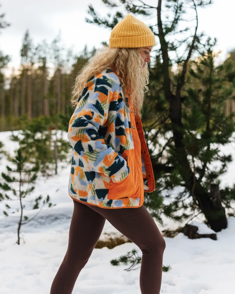 Clover Recycled Deep-Pile Sherpa Fleece