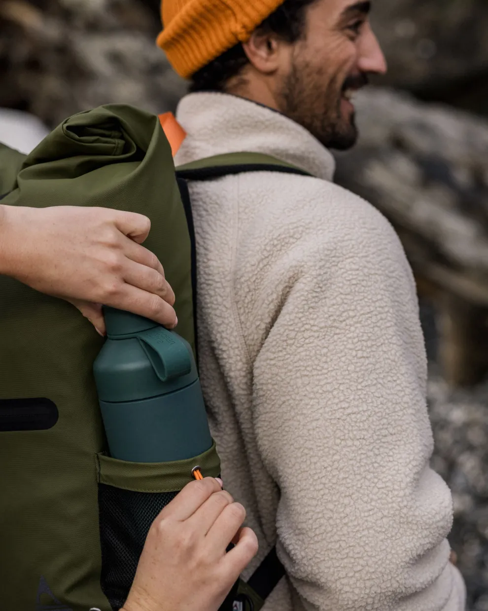 Crossing Roll Top Backpack