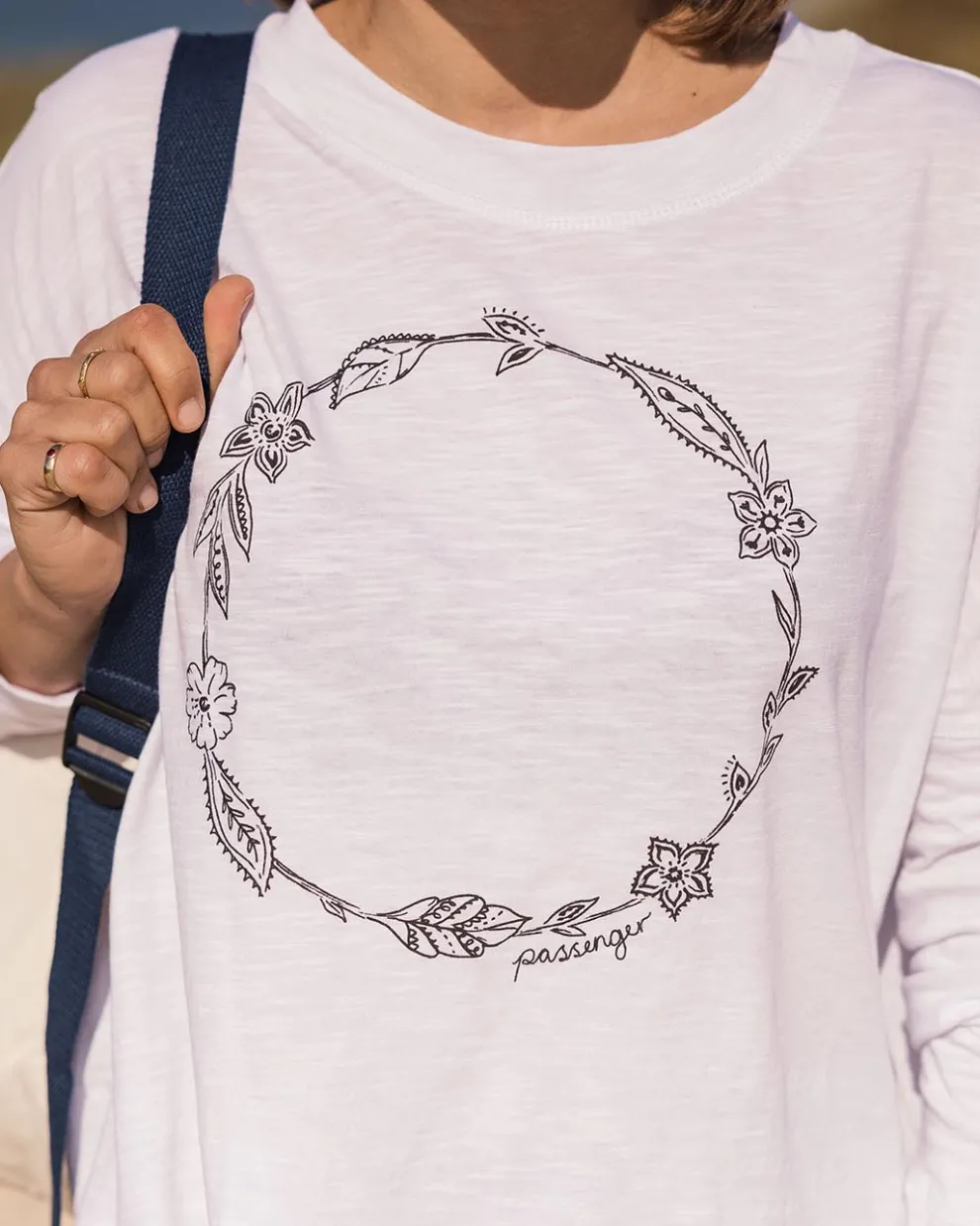Daisy Chain Recycled Cotton LS T-Shirt