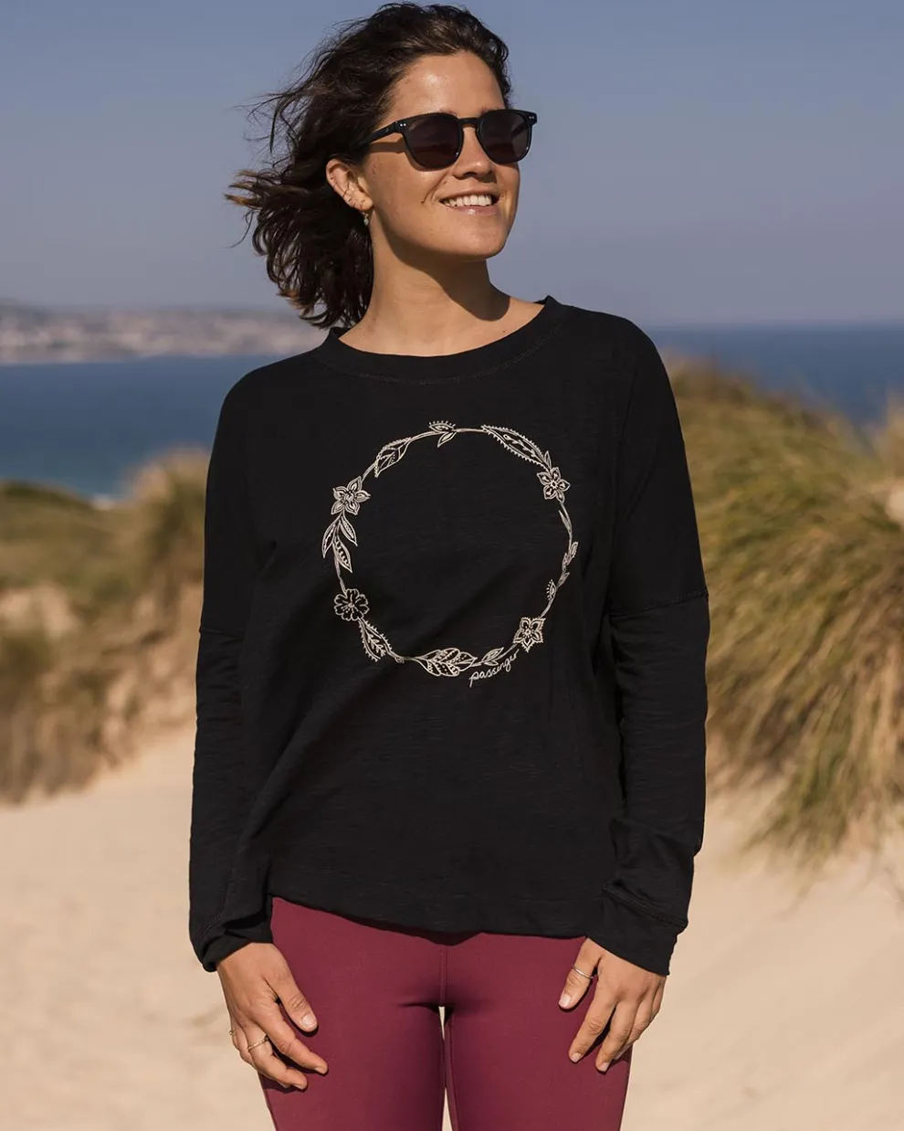 Daisy Chain Recycled Cotton LS T-Shirt