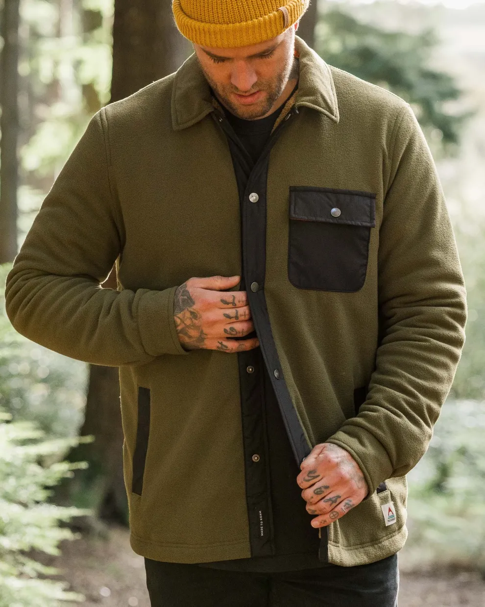 Firelight Sherpa Lined Overshirt