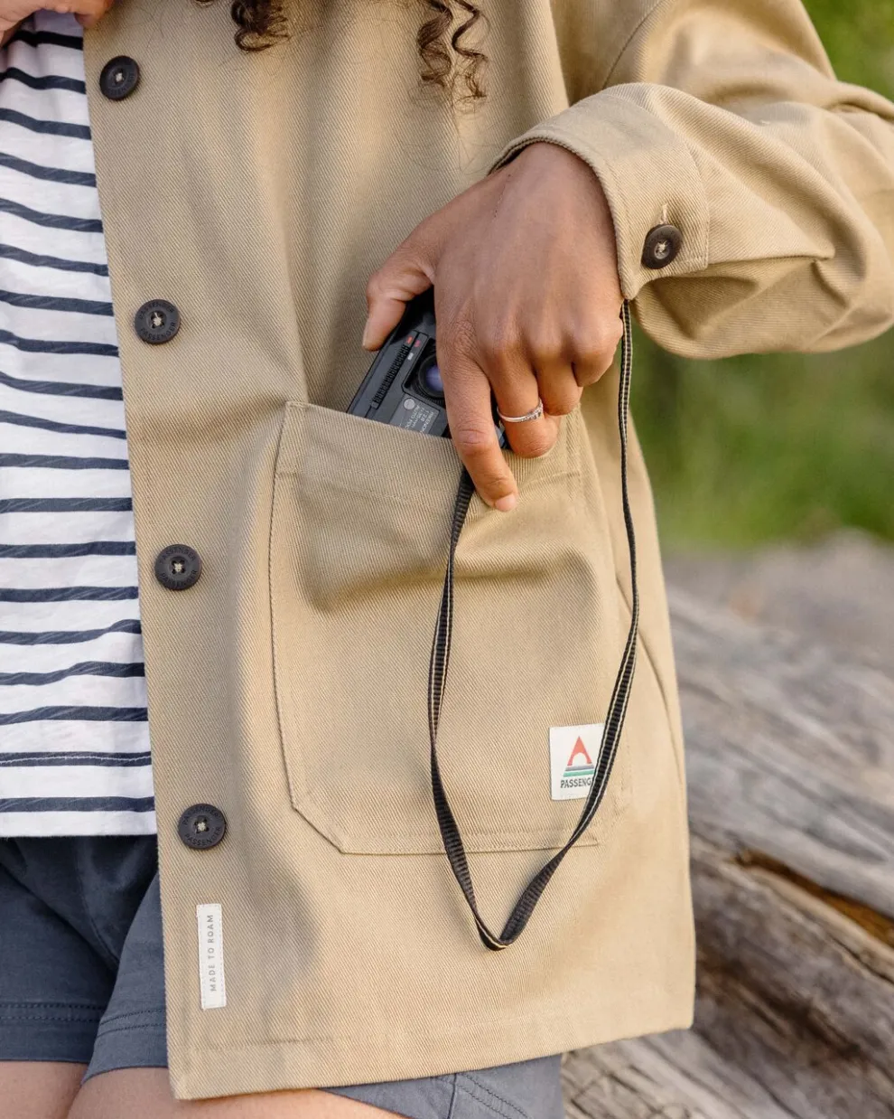 Forrest Organic Cotton Oversized Twill Overshirt