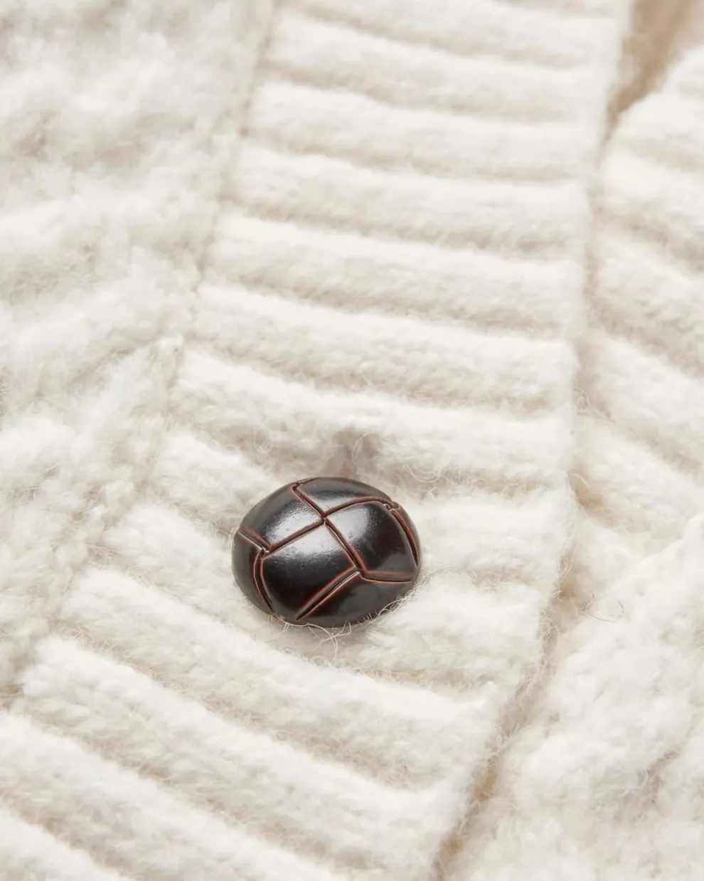 Homey Recycled Knitted Cable Cardigan