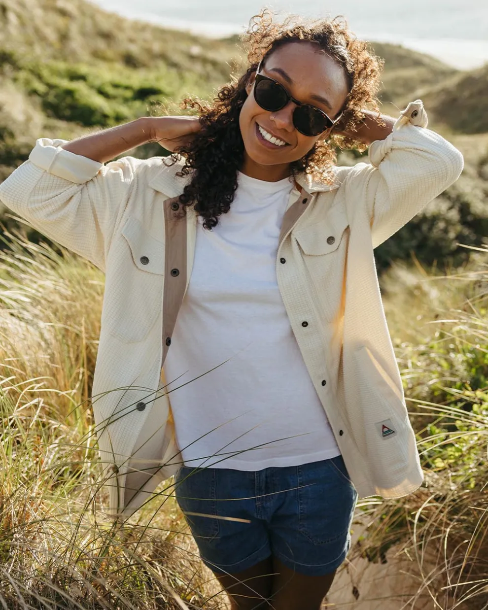 Iguazu Grid Polar Fleece Shirt