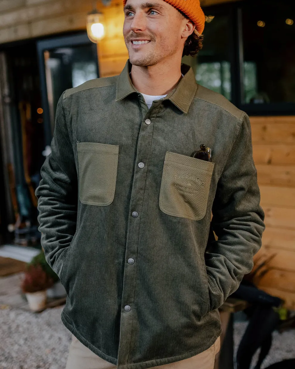 Kodiak Sherpa Lined Cord Overshirt