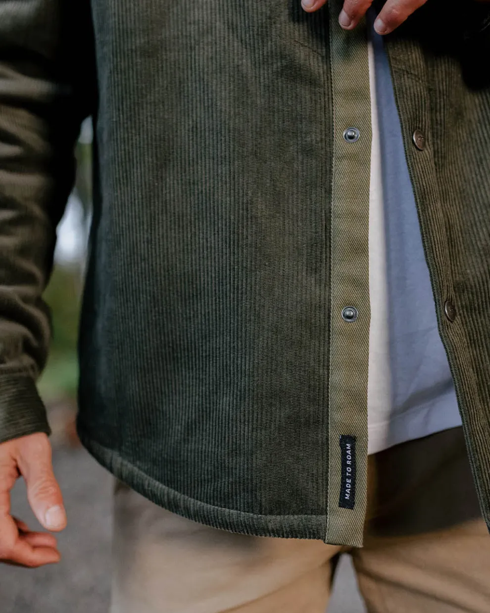 Kodiak Sherpa Lined Cord Overshirt