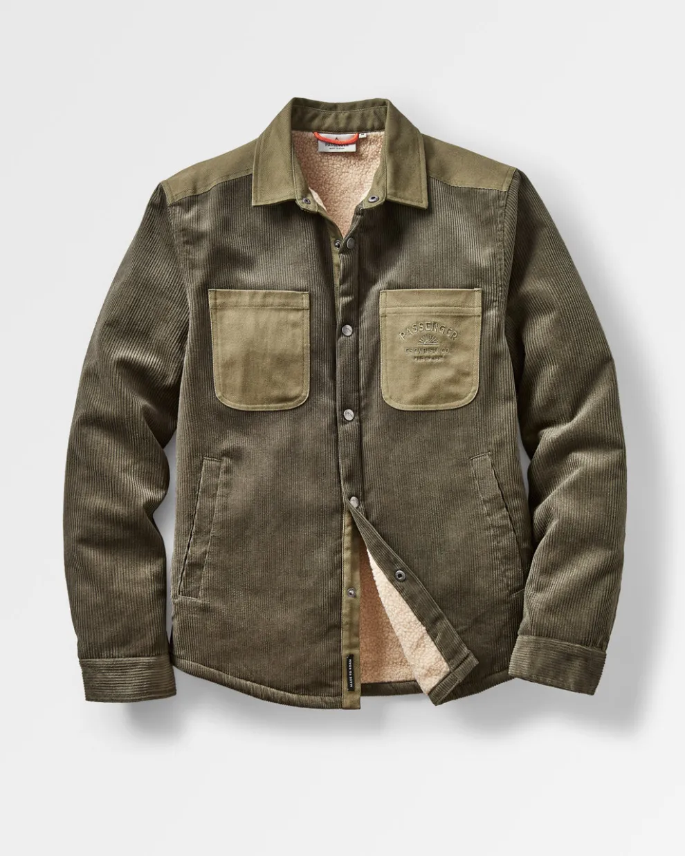 Kodiak Sherpa Lined Cord Overshirt