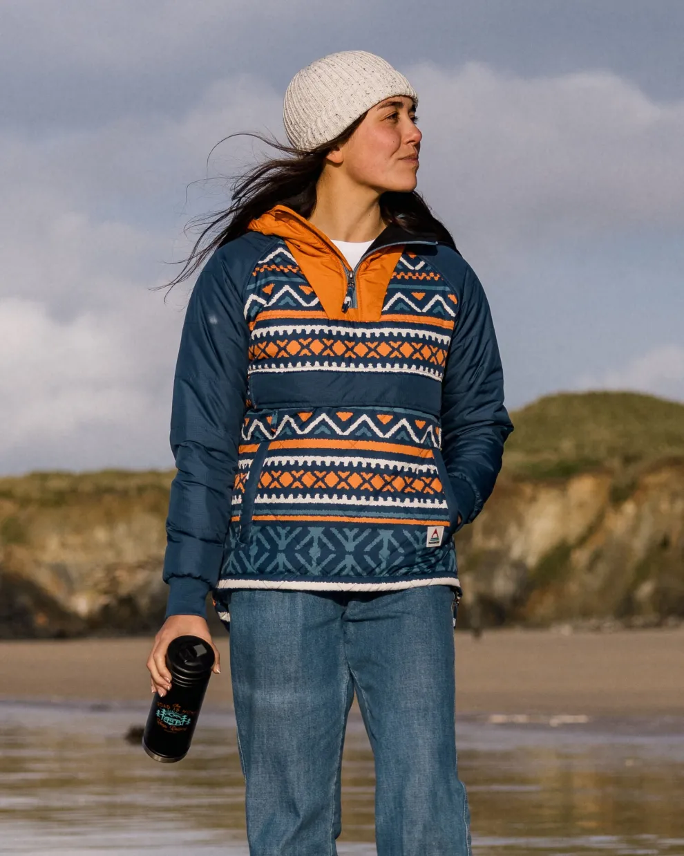 Ocean Recycled Insulated 1/2 Zip Jacket