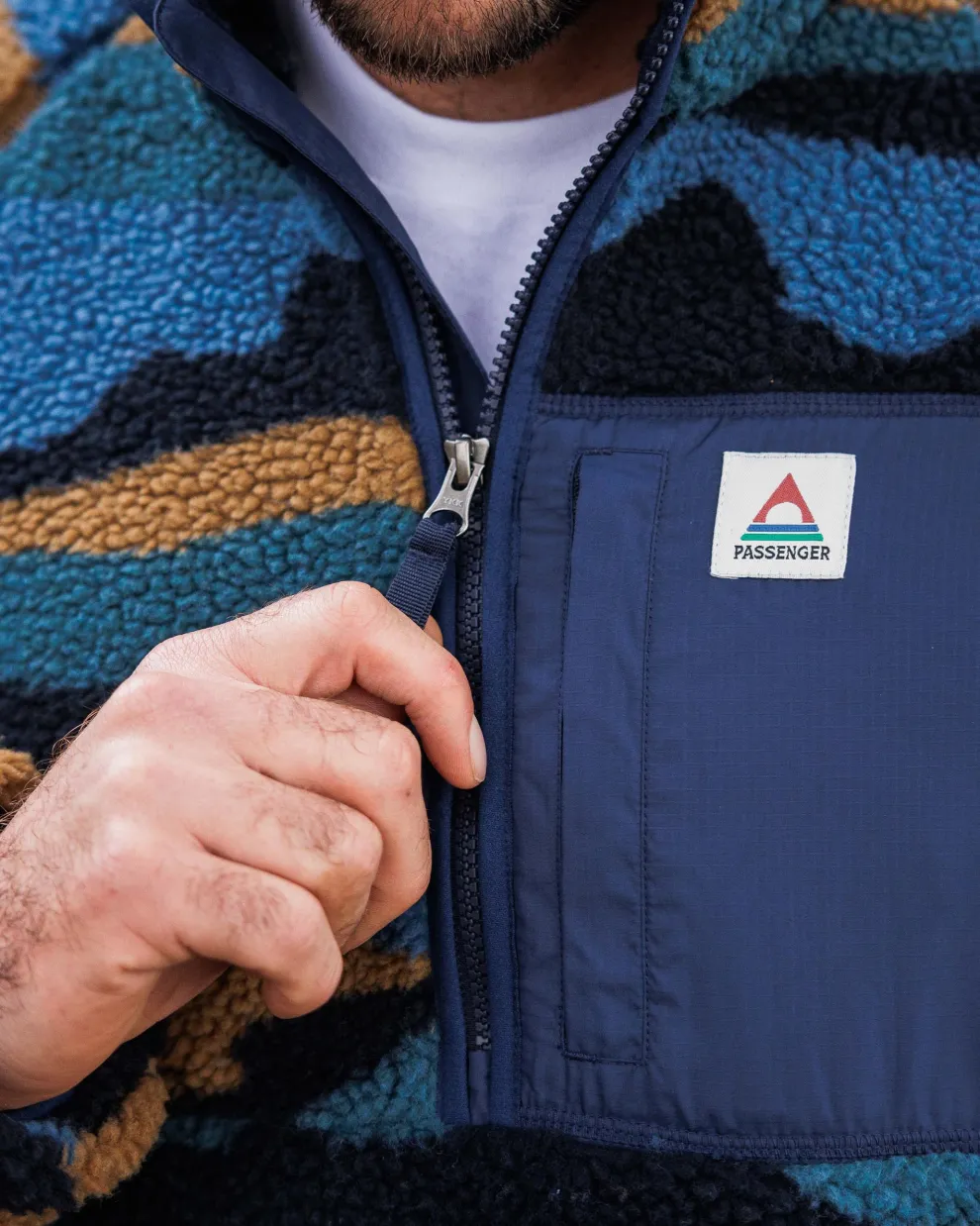 Offroad Recycled Sherpa 1/2 Zip Fleece