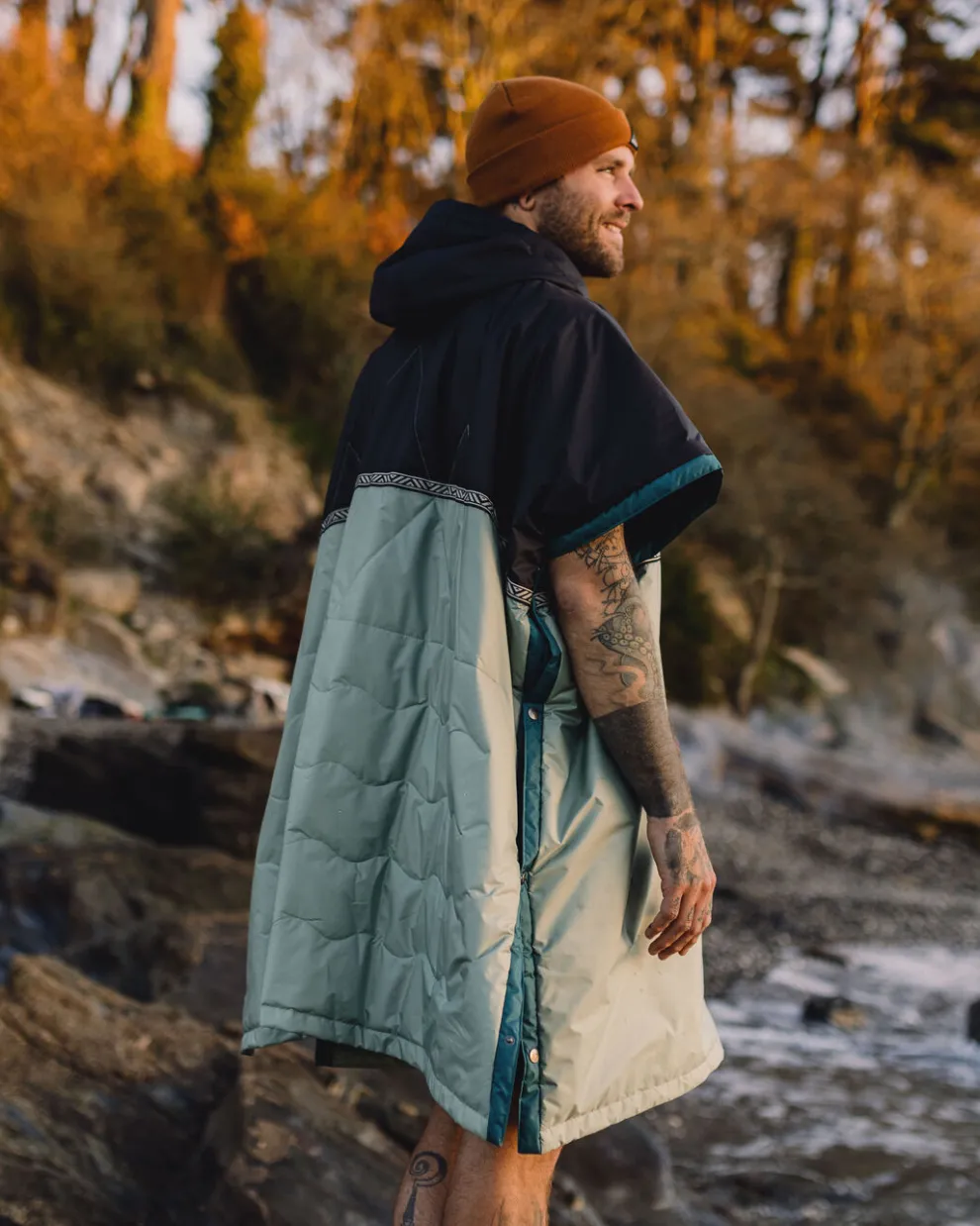 Outback Recycled Pull Over Changing Robe