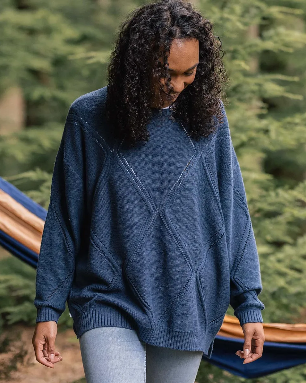Palm Organic Oversized Knitted Jumper