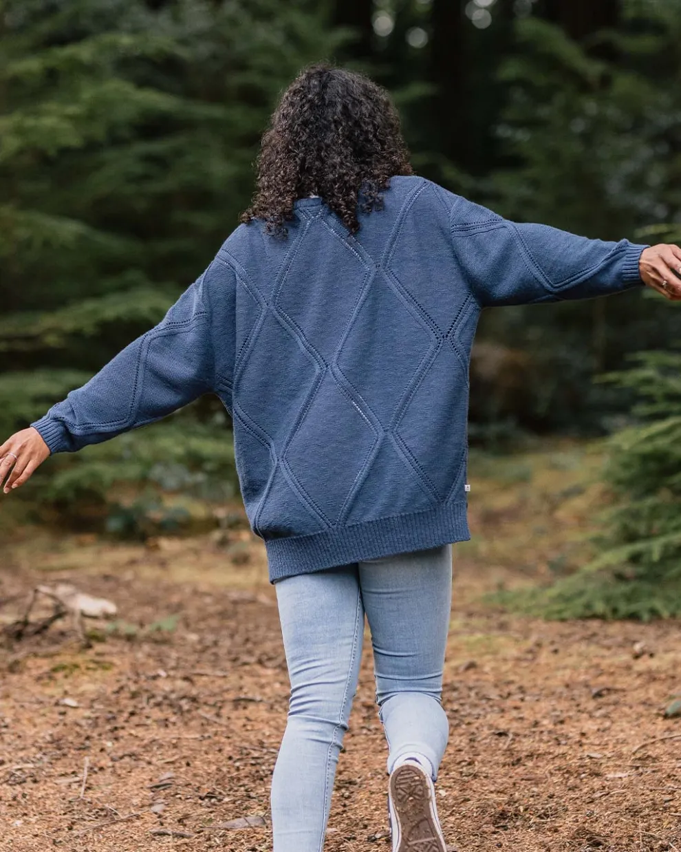 Palm Organic Oversized Knitted Jumper