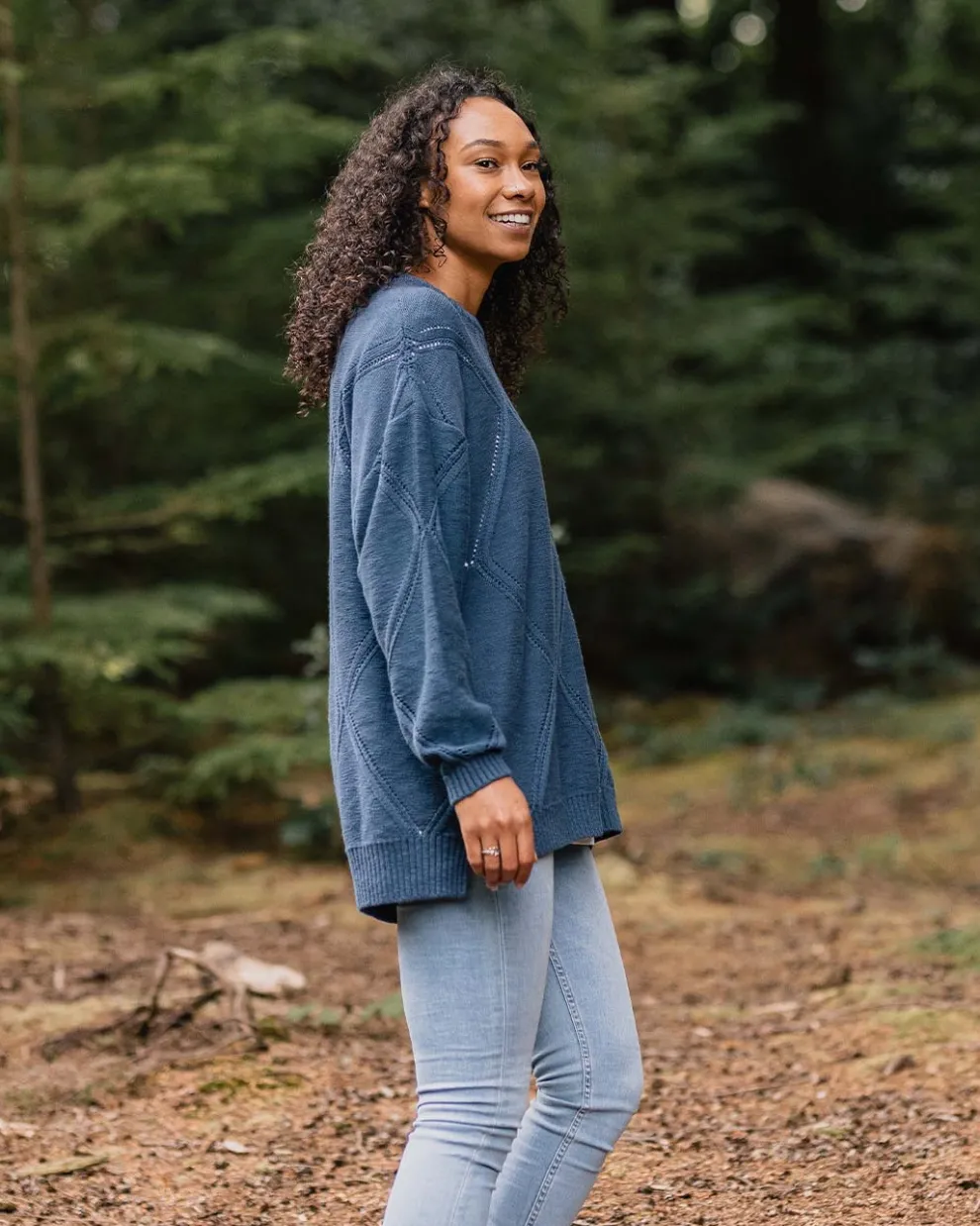 Palm Organic Oversized Knitted Jumper