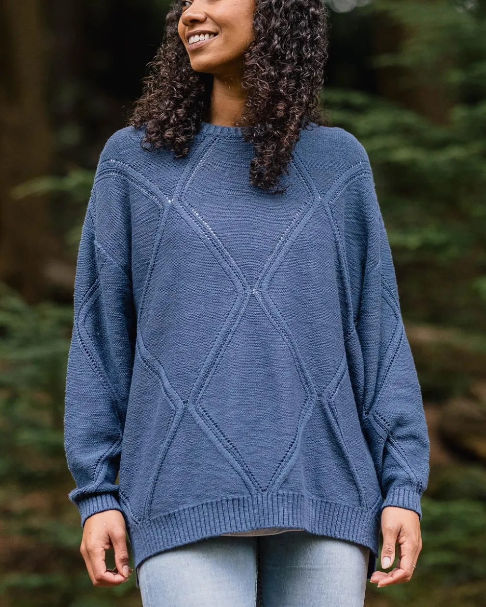 Palm Organic Oversized Knitted Jumper