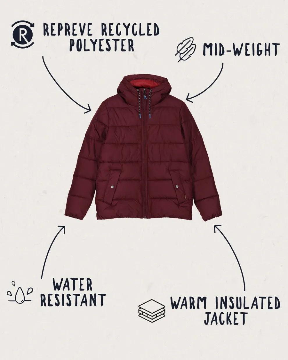 Parks Recycled Insulated Jacket