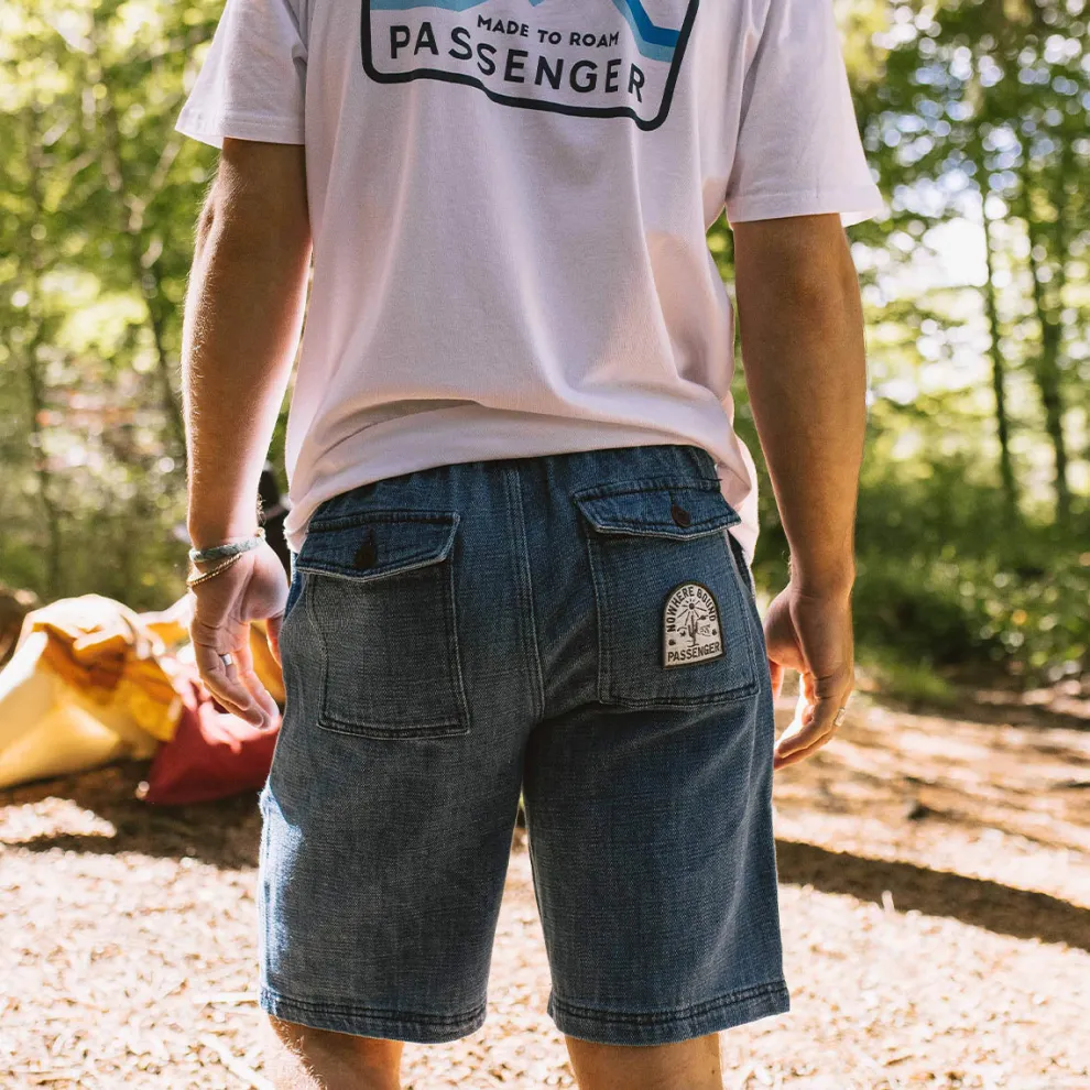 Pine Recycled Cotton Cord Shorts