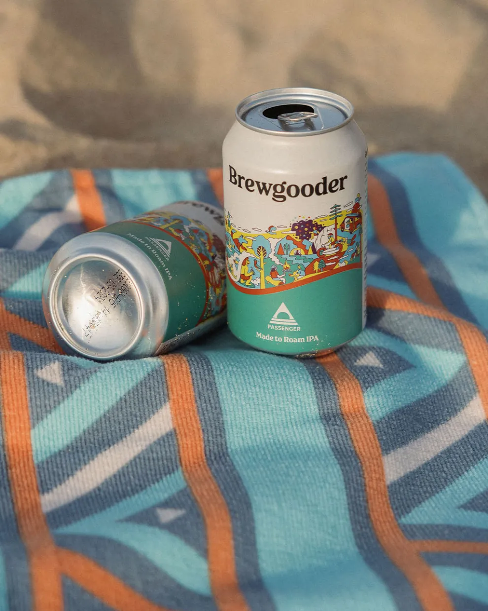 Portland Beach Recycled Towel