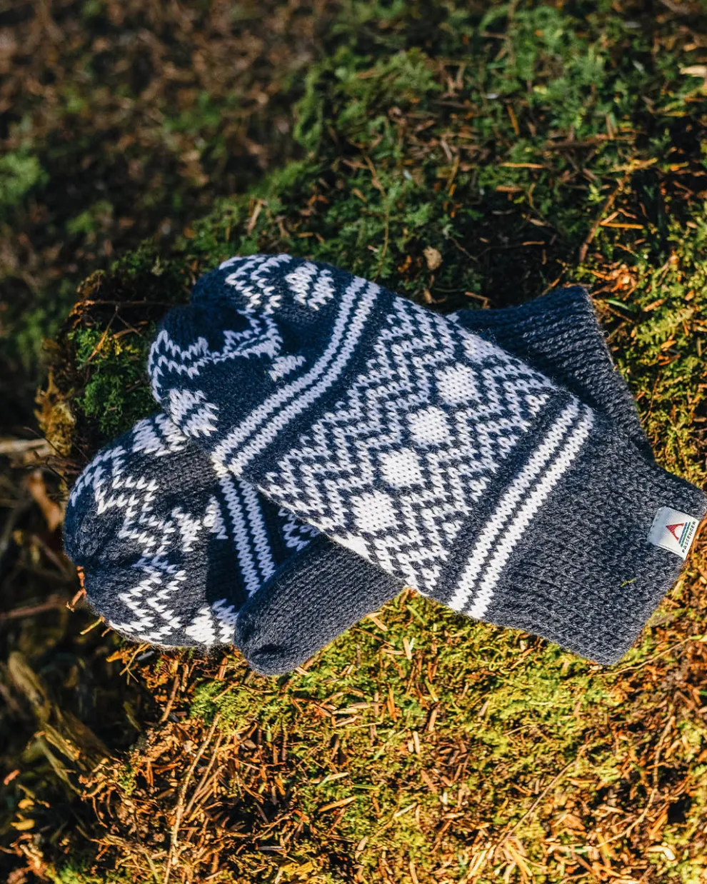 Powder Fleece Lined Recycled Acrylic Mittens