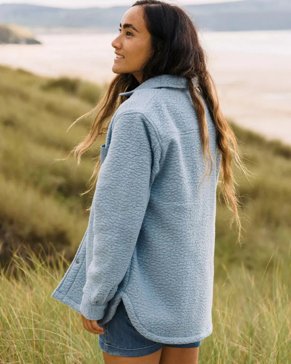 Rappel Recycled Sherpa Oversized Shirt