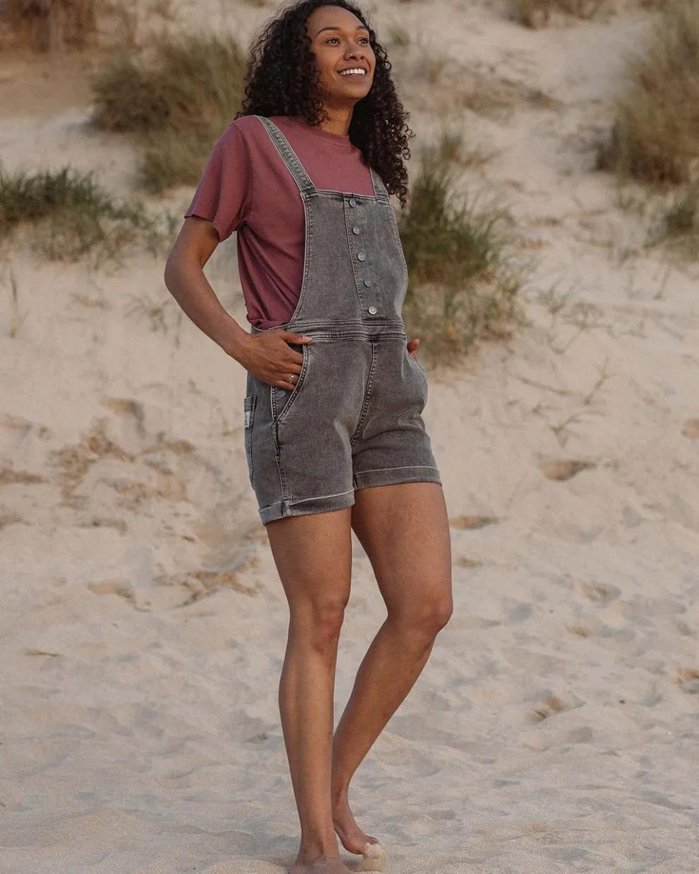 Riverside Denim Short Dungarees