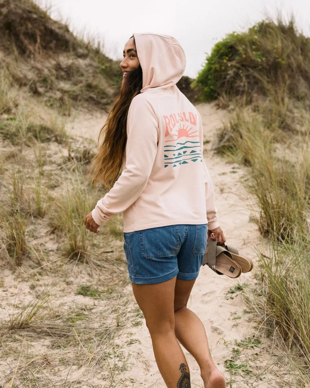Rolling Slow Recycled Cotton Hoodie