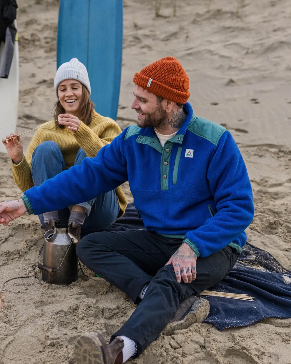 Solace Recycled Sherpa-Lined Polar Fleece