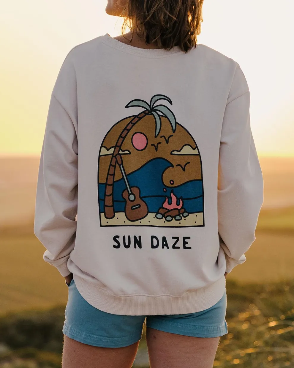 Sundaze Recycled Cotton Sweatshirt