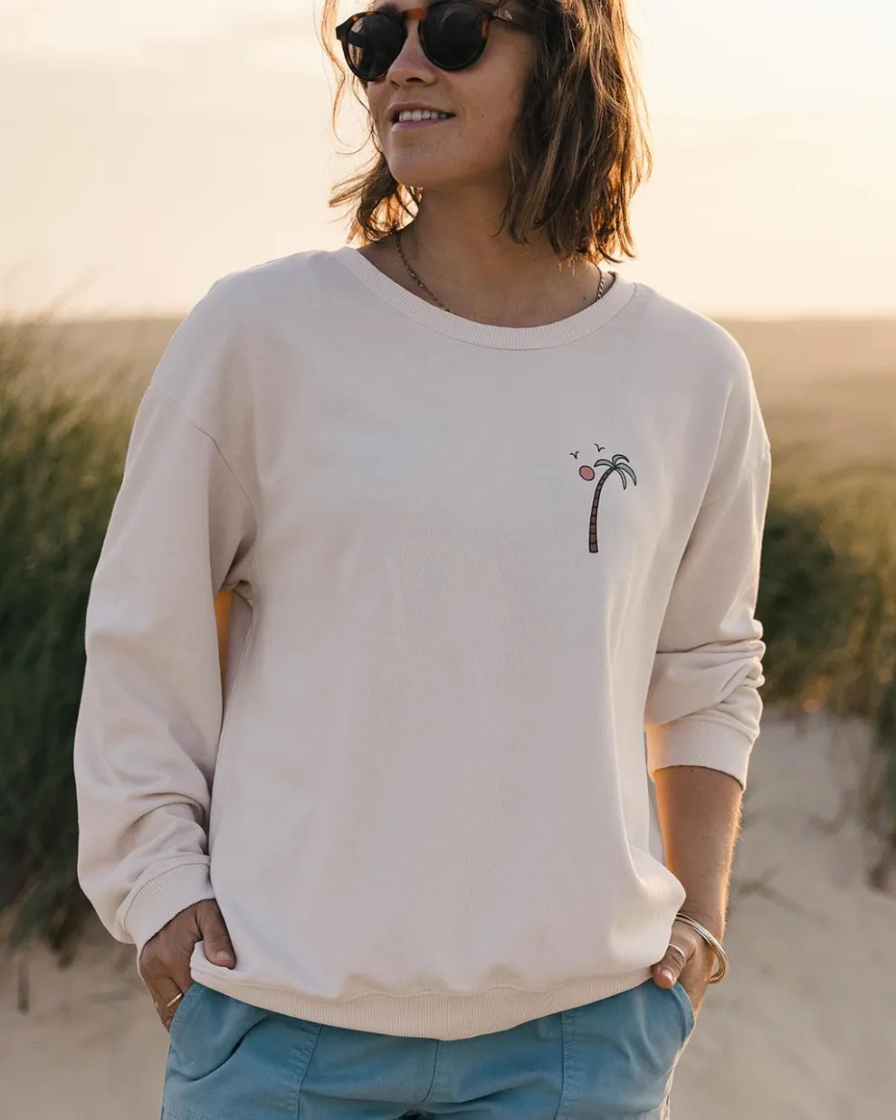 Sundaze Recycled Cotton Sweatshirt