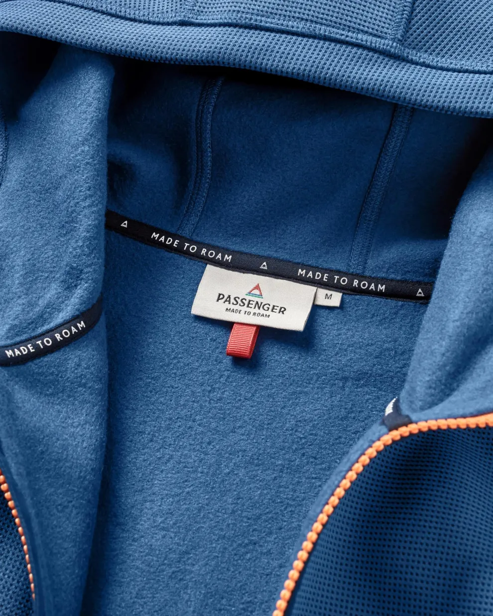 Vertical Full Zip Hooded Recycled Fleece