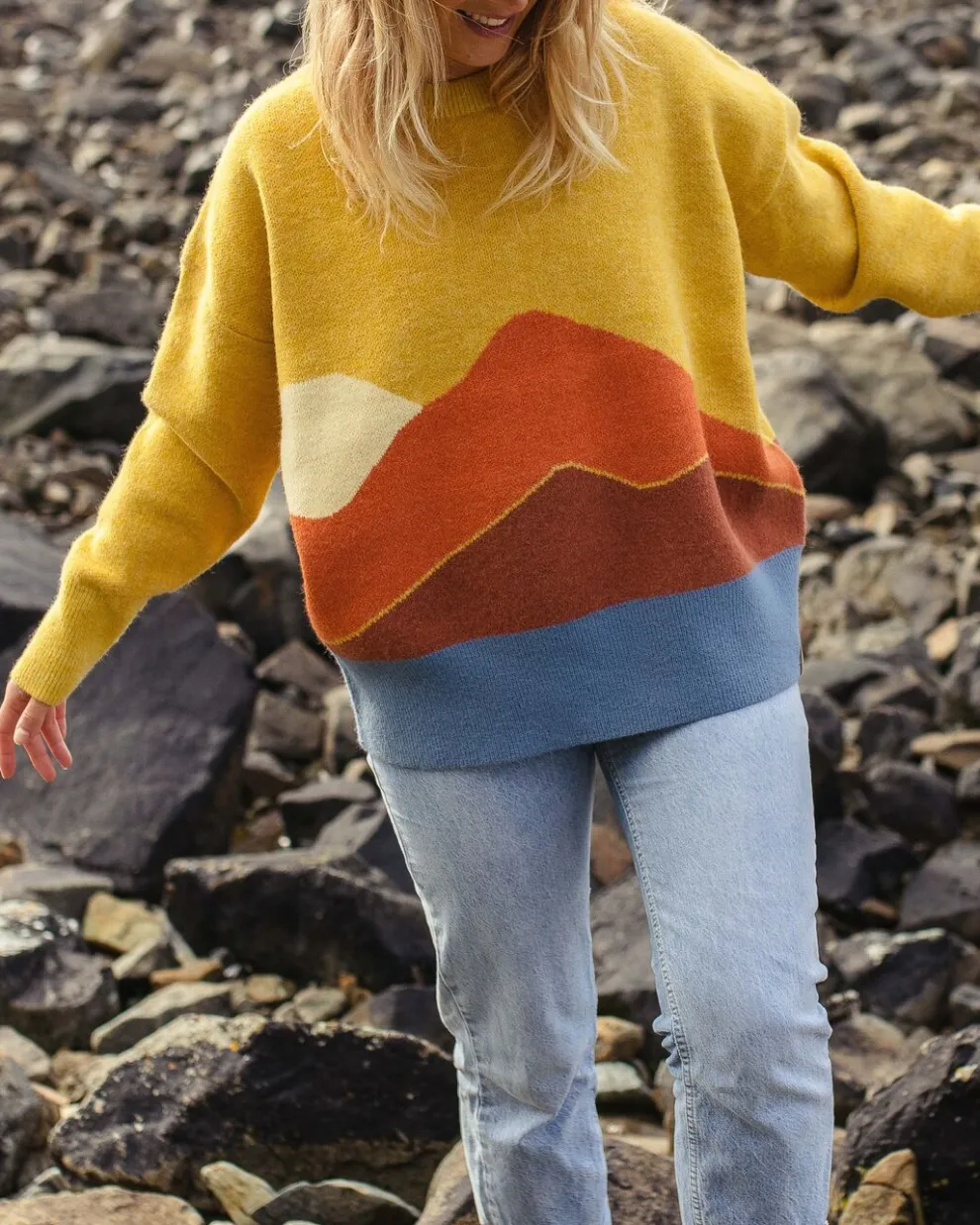 Vista Recycled Oversized Knitted Jumper