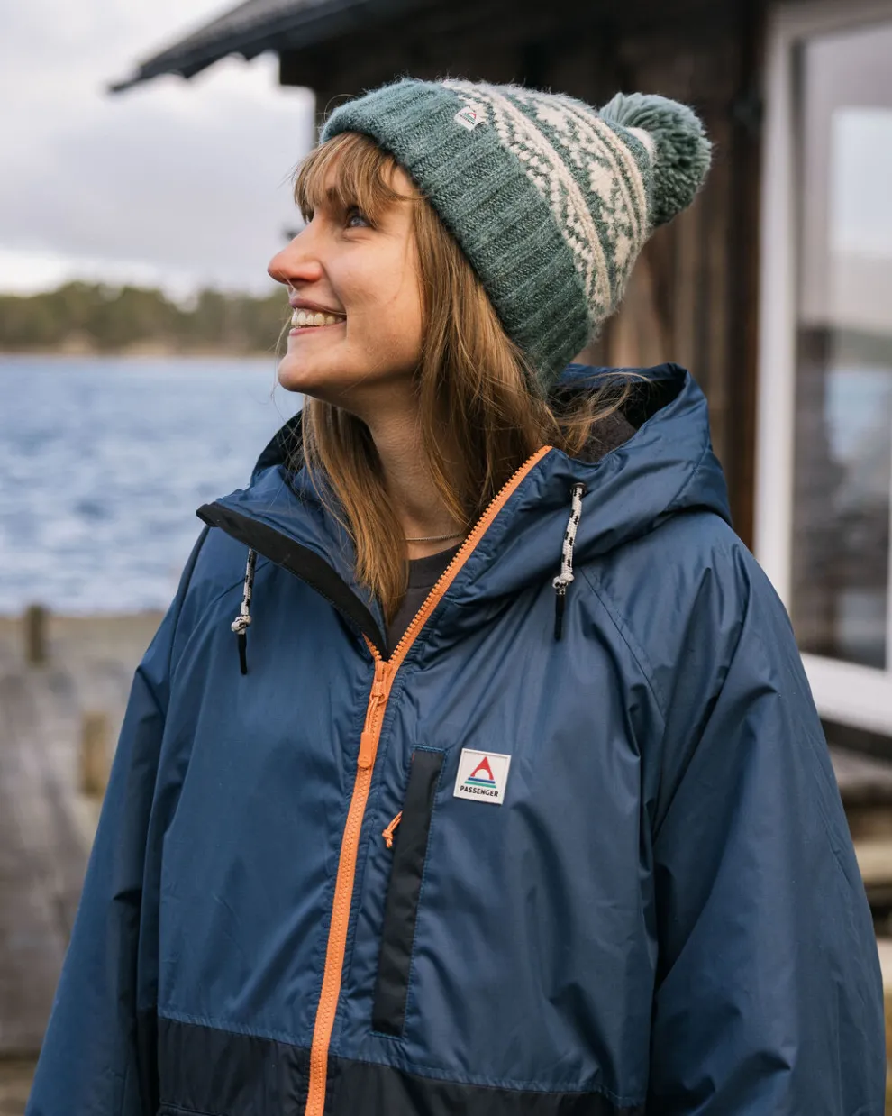 Waves Recycled Sherpa Lined Changing Robe